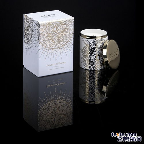 香氛与视觉的交响 大气创意香薰蜡烛的包装与网站设计美学