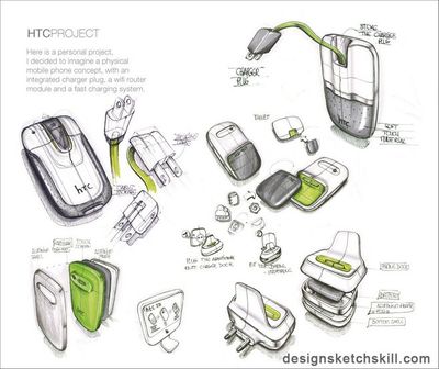 Rybarczyk Francois 以简约线条勾勒实用之美，探索产品设计手绘与网站设计的艺术融合